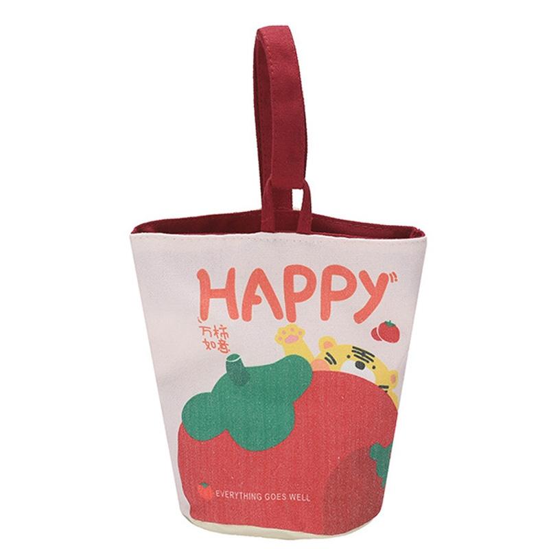 Cartoon Style Handbag - Cute Portable Outdoor - Yellow 11