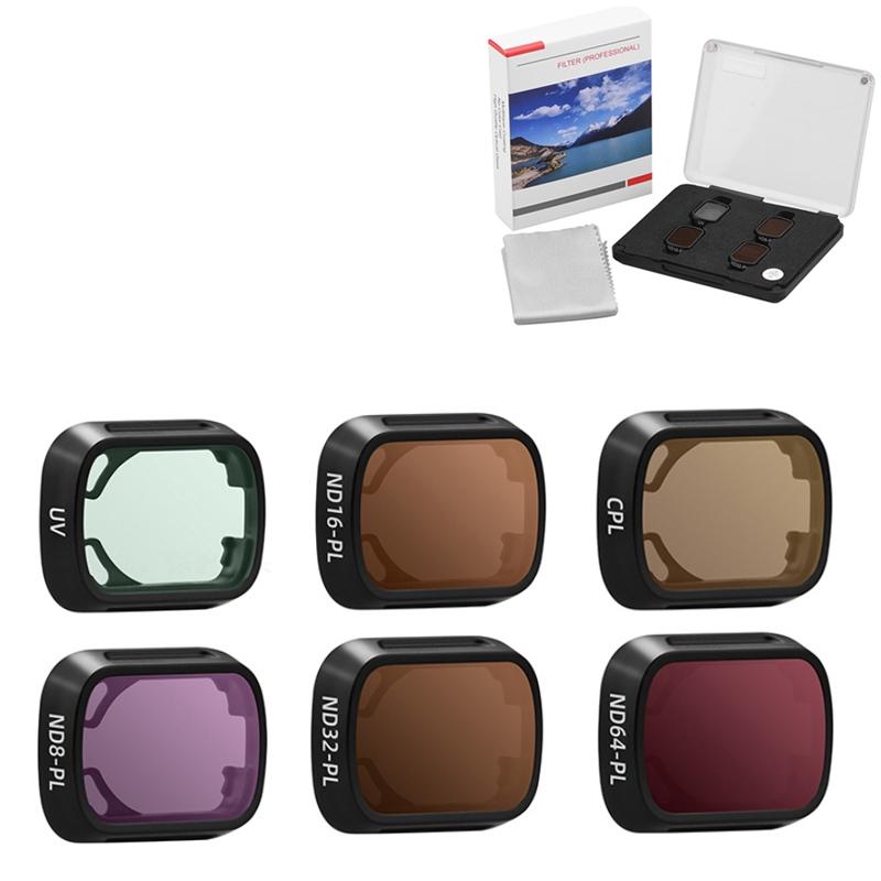 4-piece Nd Filter Set for Dji Mini 3 / 3 Pro - Nd8pl Nd16pl Nd32pl Nd64pl - Uv Filter 12