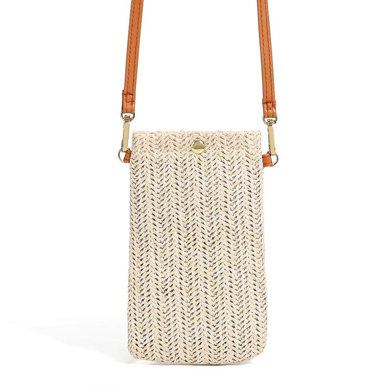 Beach Bag One Shoulder Straw Purse For Summer Fun 5