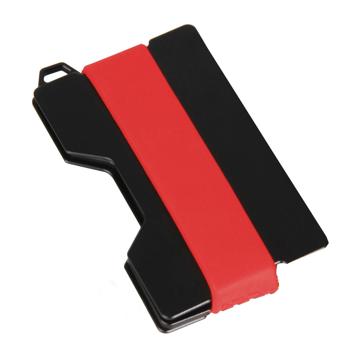 Rfid Card Holder & Edc Wallet Anti Theft Aluminum Alloy Red