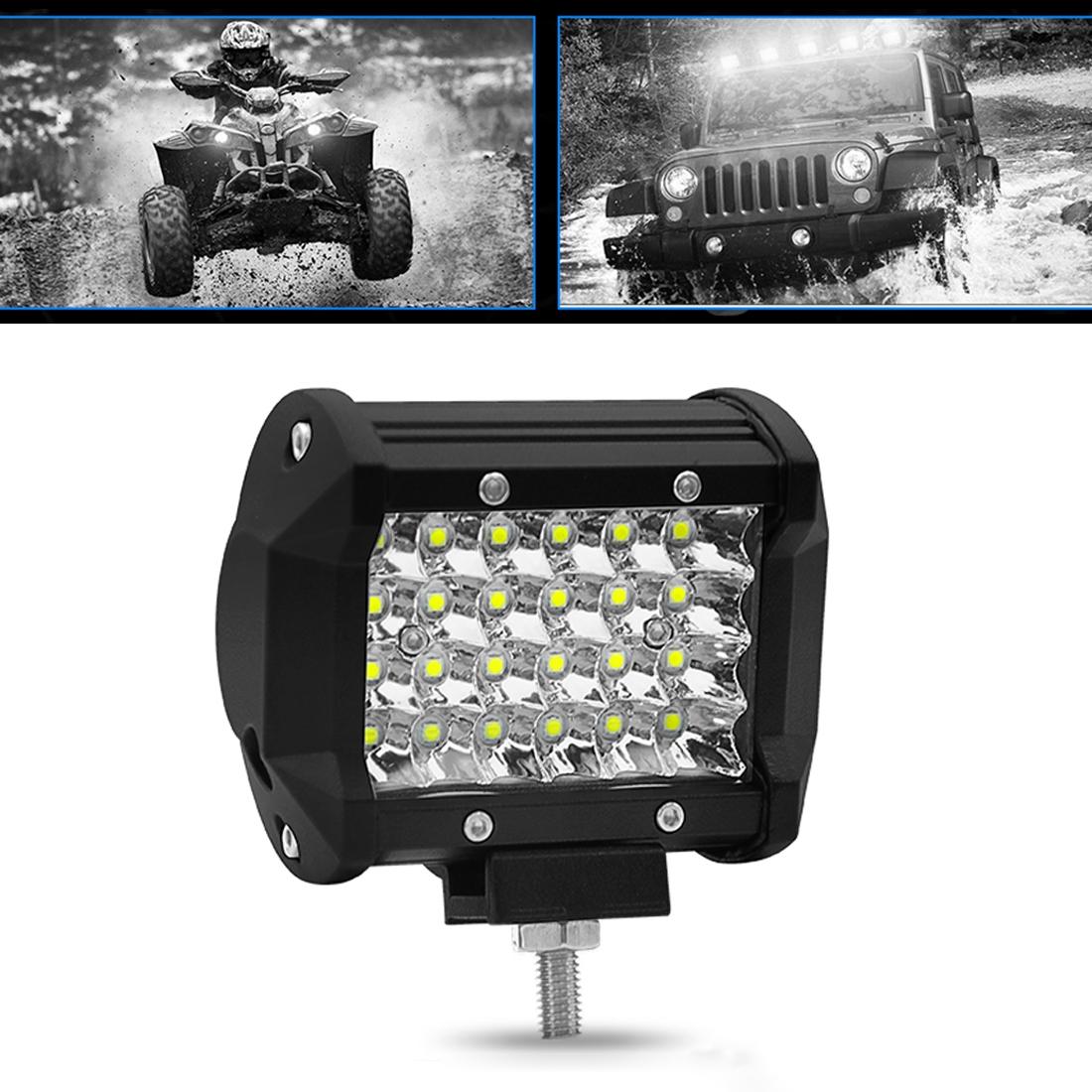 4 Inch 18W 1800Lm 4 Row Led Strip Light Working Refit Off - Road Vehicle Lamp Roof Strip Light 4