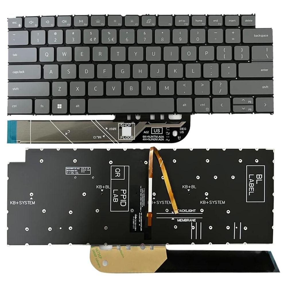 Backlit Keyboard for us Version Devices - For Dell Latitude 7400 / 3400
