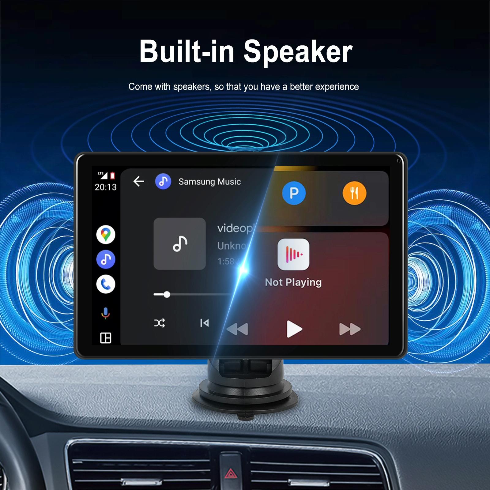 8 Inch Full Touch Car Screen Player - Horizontal / Vertical Carplay / Android Auto - Standard 4
