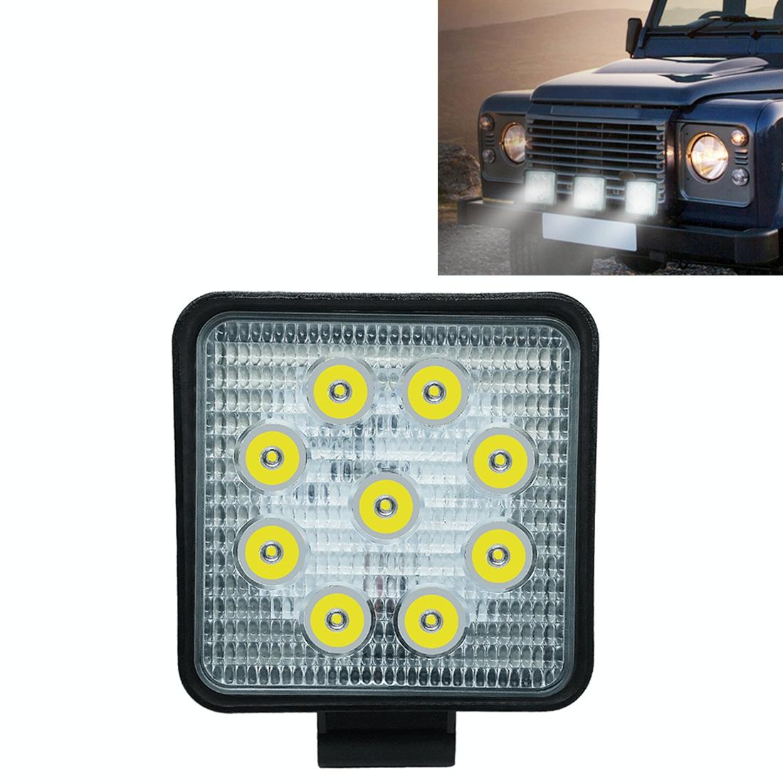 6.7W White Light Square - Shaped Waterproof Car Boat Marine Work Lights Spotlight Led Bulbs Dc 9 - 30V 4