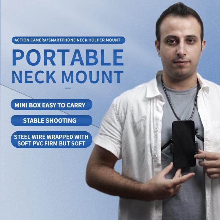 Flexible Neck Mount for Gopro and Smartphones Compatible with Action Cameras 4