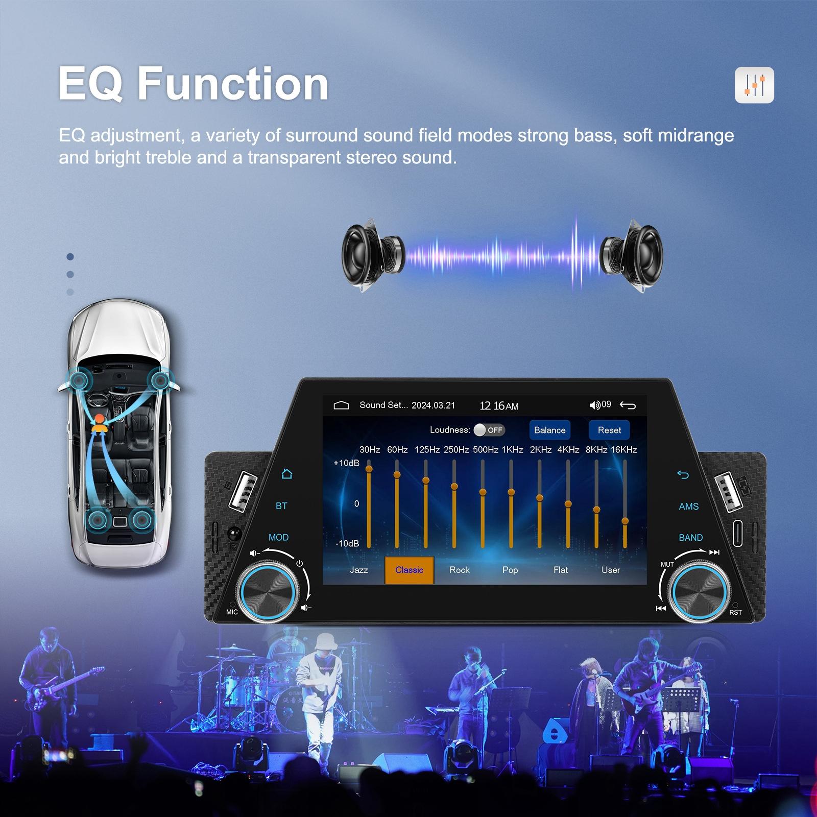5 Inch Car Multimedia Player - Mirror Link / Steering Wheel Control - Standard 10