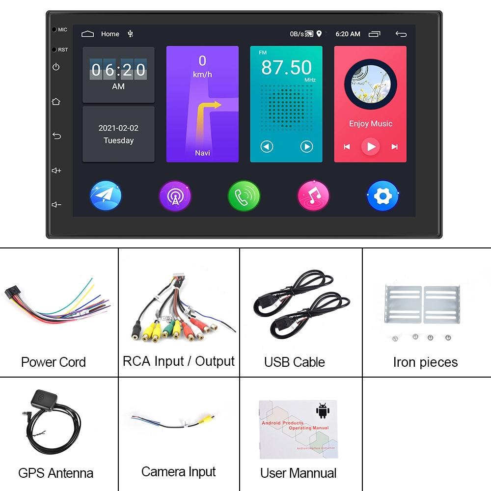 10 Inch Android Wifi Car Navigation Reversing Video Player - 2 + 32G 3