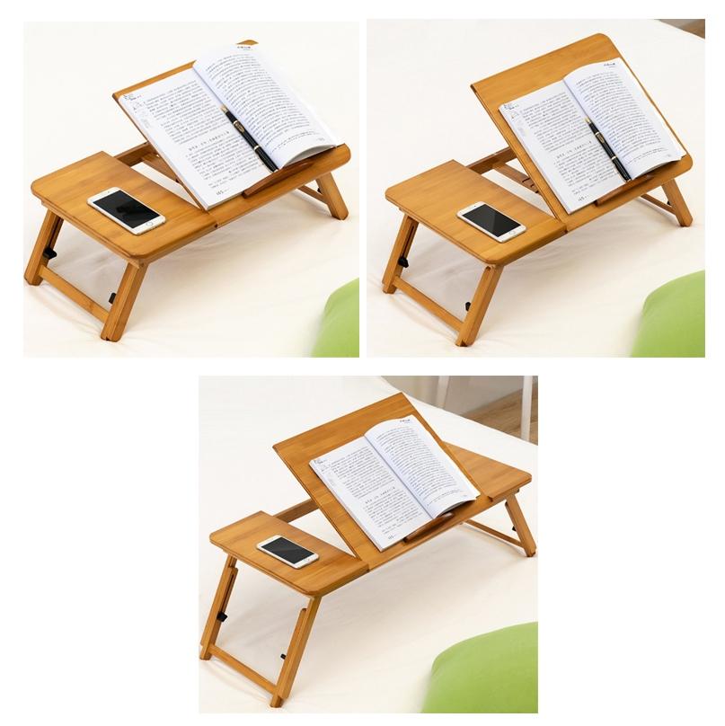 Adjustable Folding Laptop Desk for Dorm or Study - Height and Space Saver 3