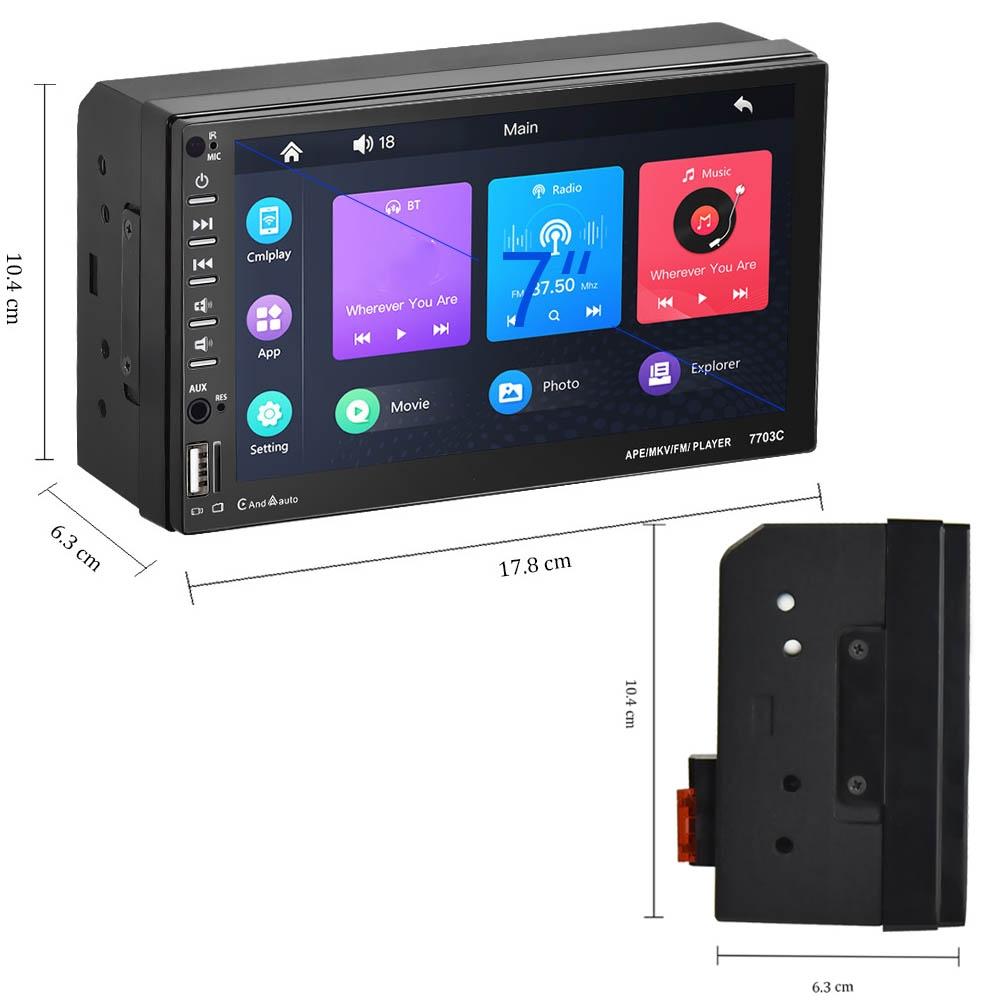 7 Inch Car Double Butt Mp5 Bluetooth Player - Universal Fit 4