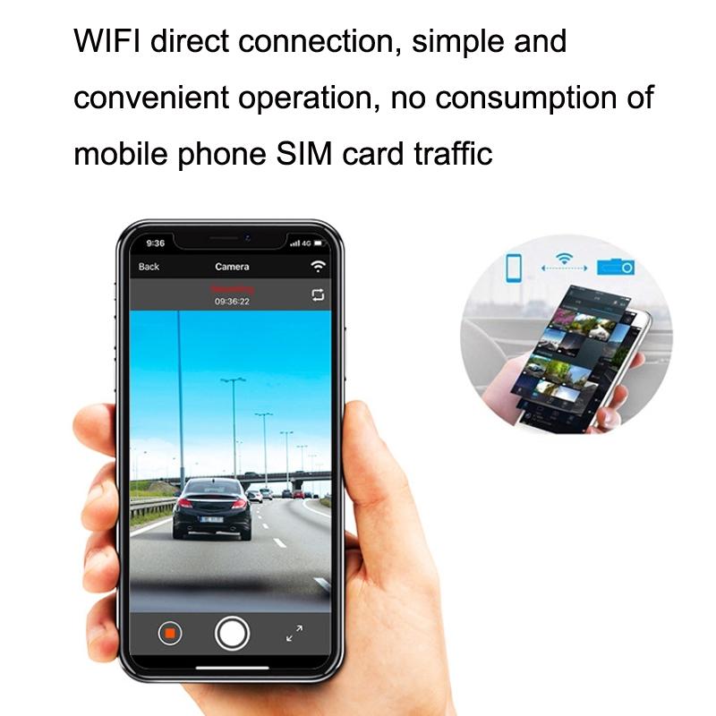 1080p Wifi Car Recorder with Hidden Hd Voice Prompt 8