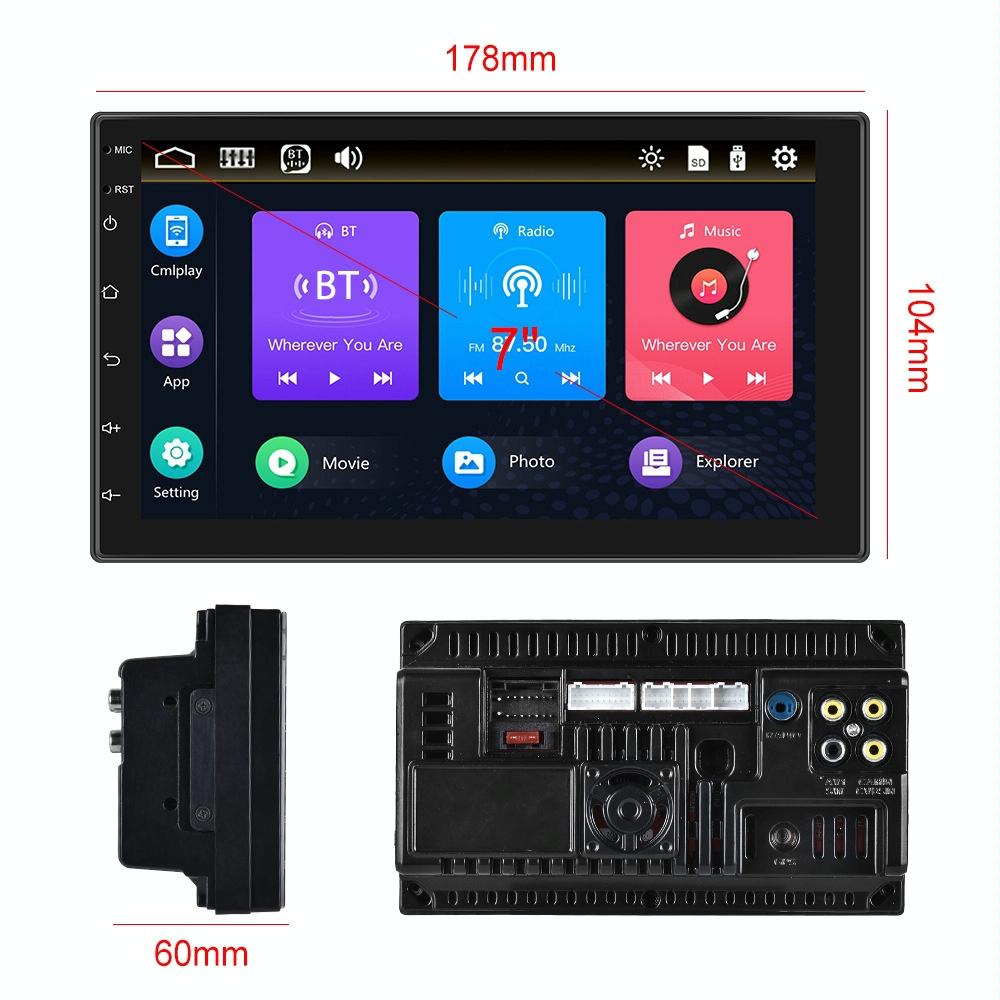 7 Inch Touch Dual Ingot Mp5 Bluetooth Player - Universal Style Touch Button Colour Standard 3