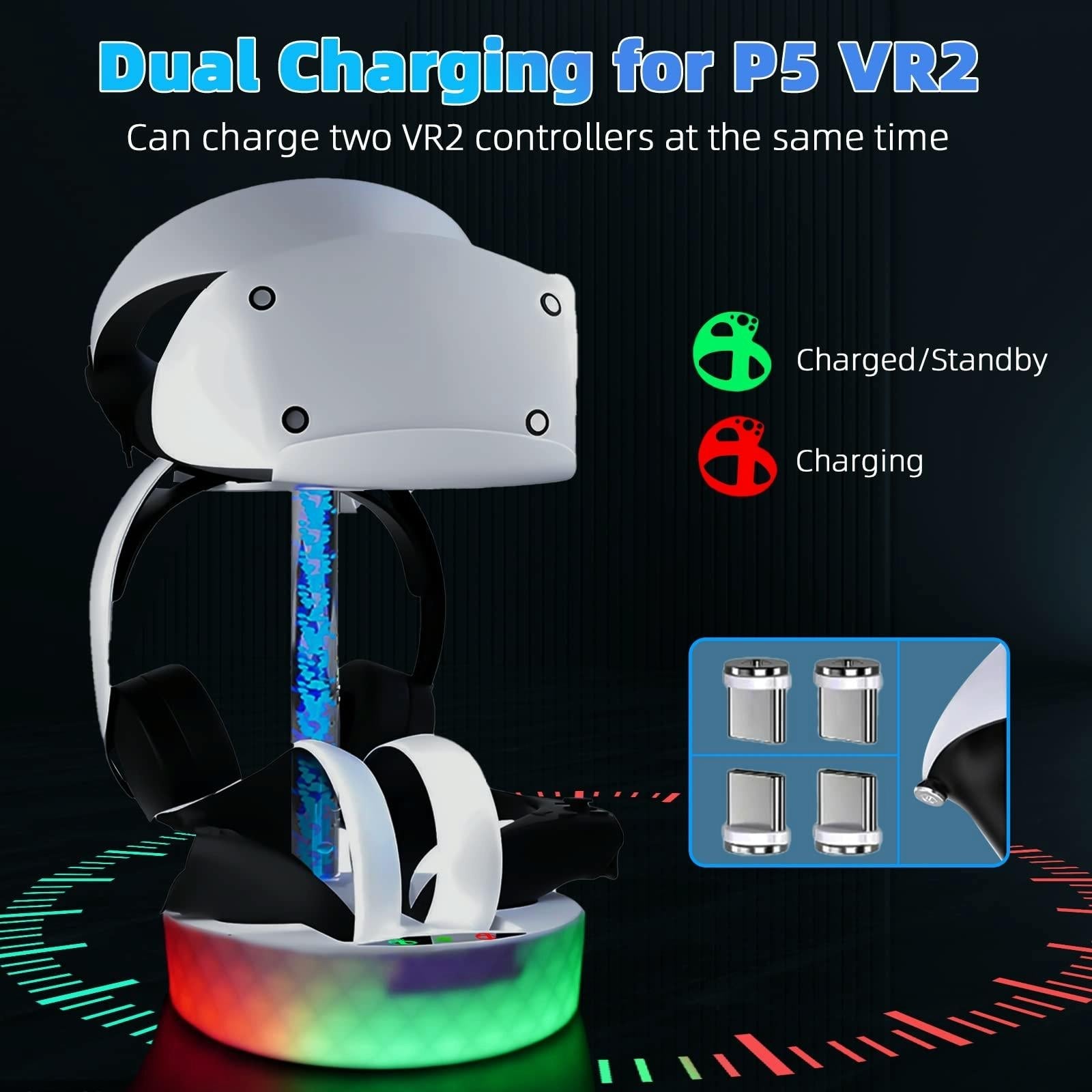 Stylish Magnetic Charging Rack for Iplay Vr2 5