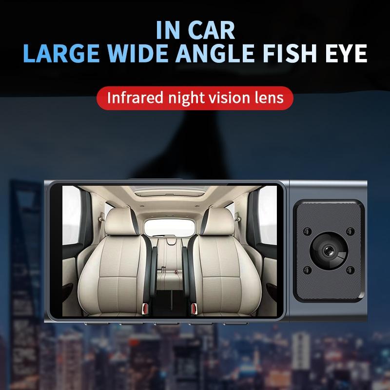 3-in-1 Car Dash Cam with Wifi 1080p Night Vision 3 Ips Screen 32gb - 32G 9