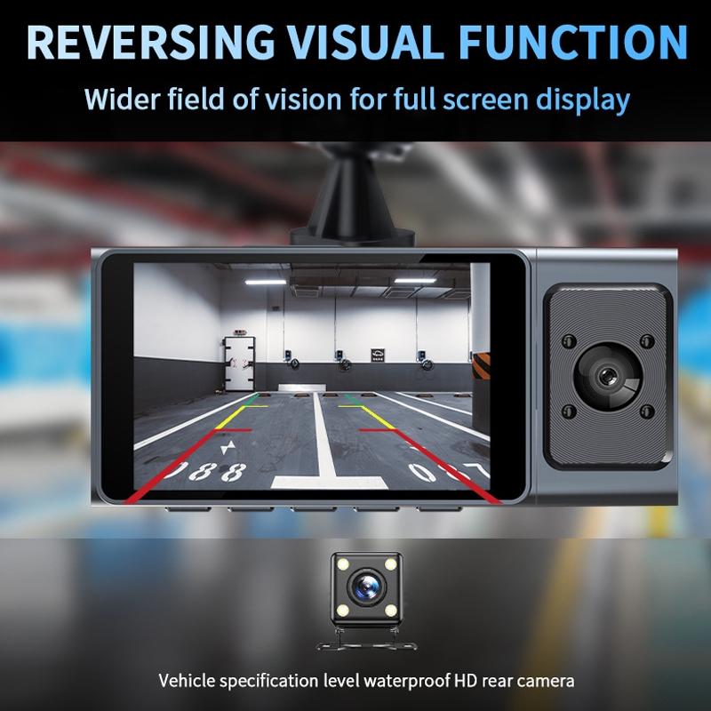 3-in-1 Car Dash Cam with Wifi 1080p Night Vision 3 Ips Screen 32gb - 32G 14
