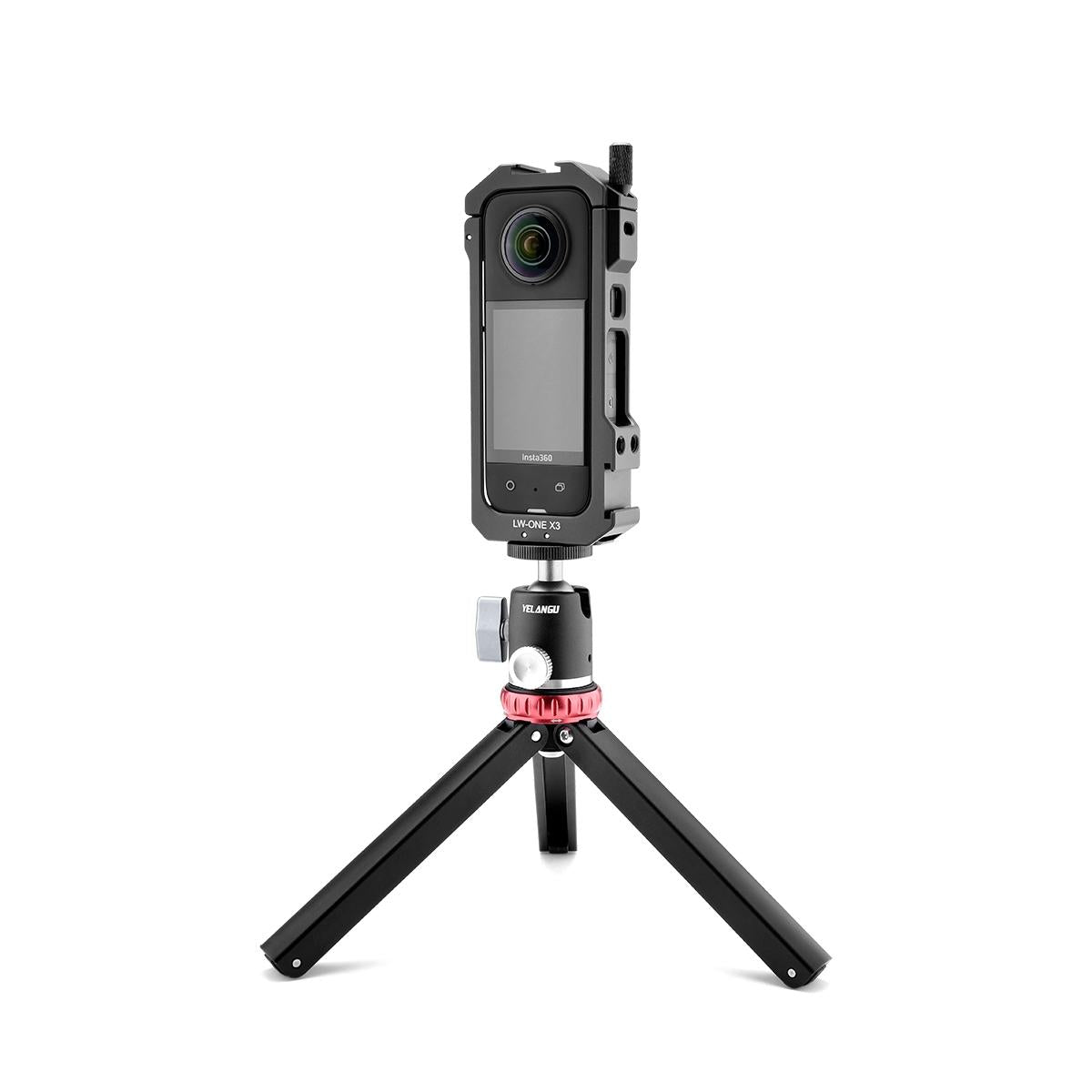 Insta360 one X3 Metal Cage with Extended Frame and T1 Tripod 3