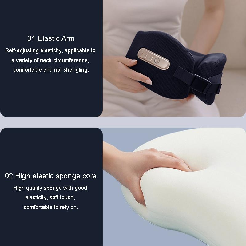 U-Shape Neck Massager With Hot Compress Navy 4