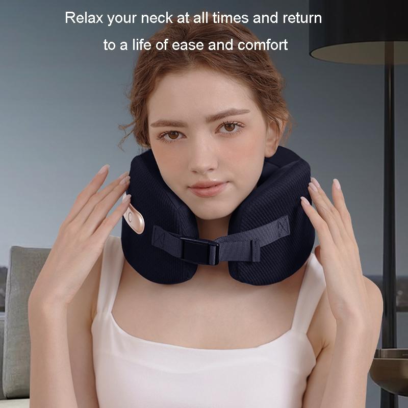 U-Shape Neck Massager With Hot Compress Navy 10