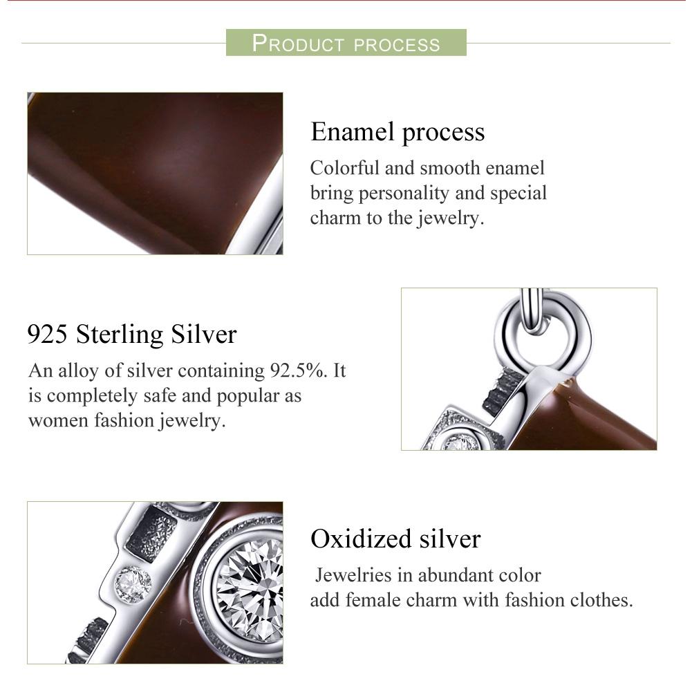 925 Sterling Silver Retro Camera Pendant For Diy Bracelets And Necklaces Style - Pendent 5