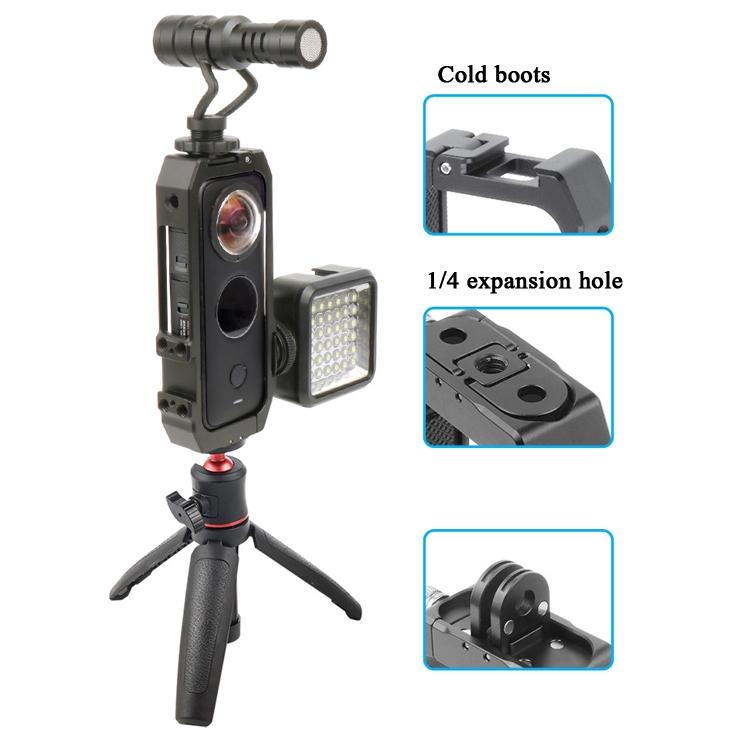 Metal Camera Cage with Cold Shoe for Vertical Protection 7