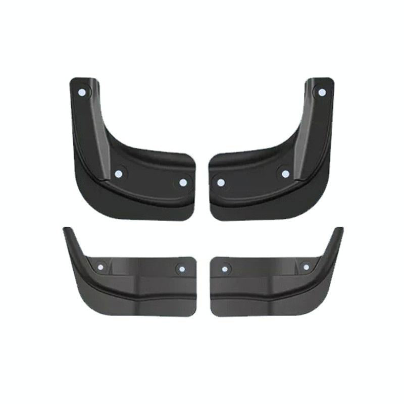 4Pcs / Set Splash Guards Matte Fender No Drilling Required Upgraded Pp Material - For Tesla Model Y 11
