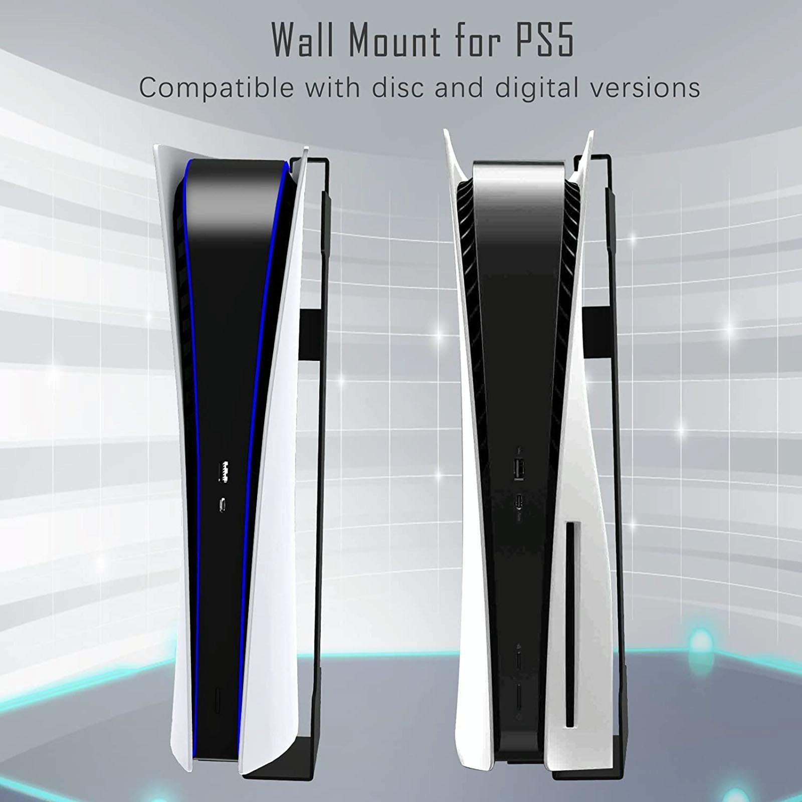 Universal Wall Mount for Ps5 Console - no Headset Handle Included - With Headset Handle Bracket 9