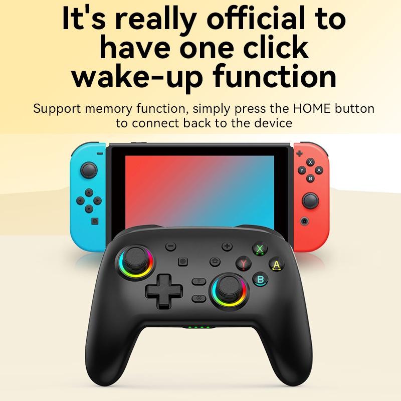 Wireless Gamepad for Nintendo Switch / Pro - Tooth Design - Tbd0603716901 Black Gold 14