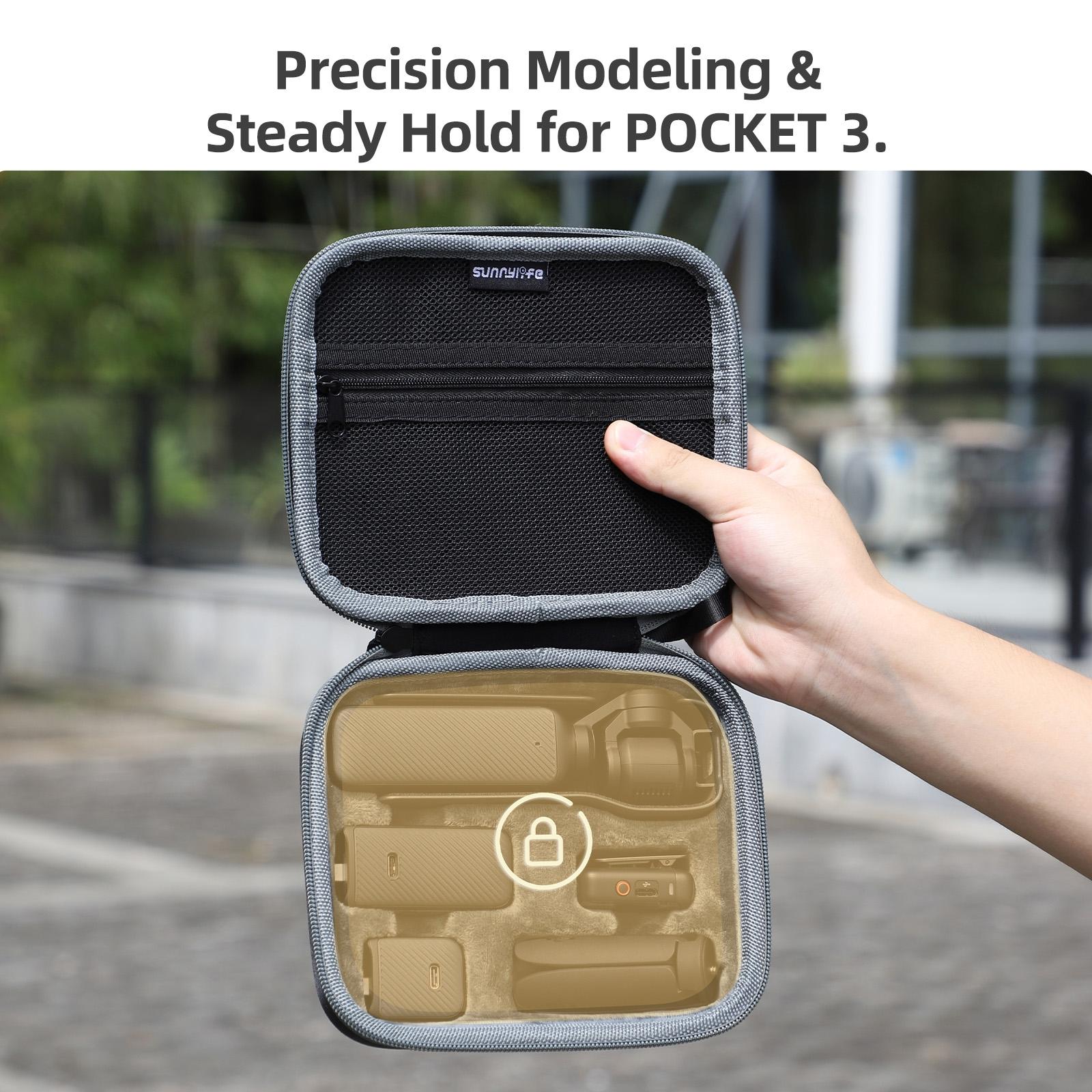 Portable Storage Case for Dji Pocket 3 - Complete Protection for Travel - Full Set Bag 7