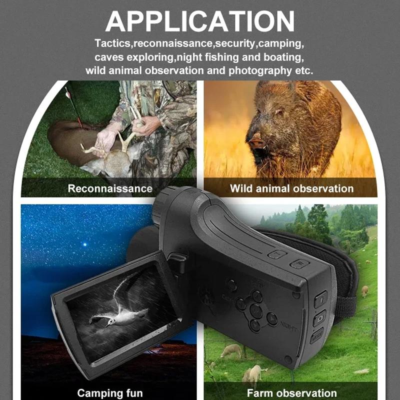 Digital Hunting Safety Camera with Handle and Hd Monitoring 6