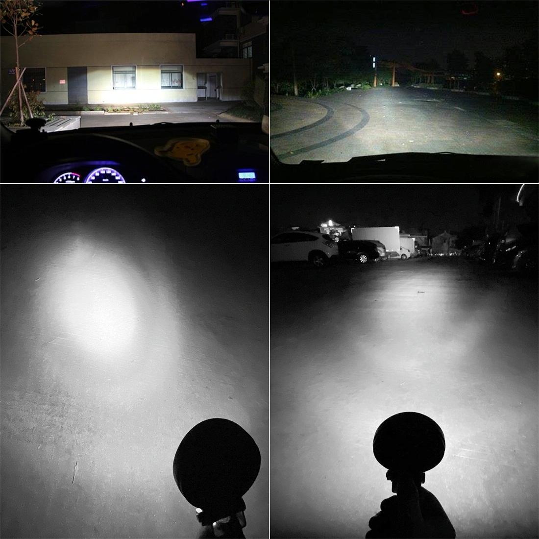 6.3W 10 - 30V Dc 6000K 3 Inch 9 Leds Circle Offroad Truck Car Driving Light Spotlight Work Light Fog Light 11