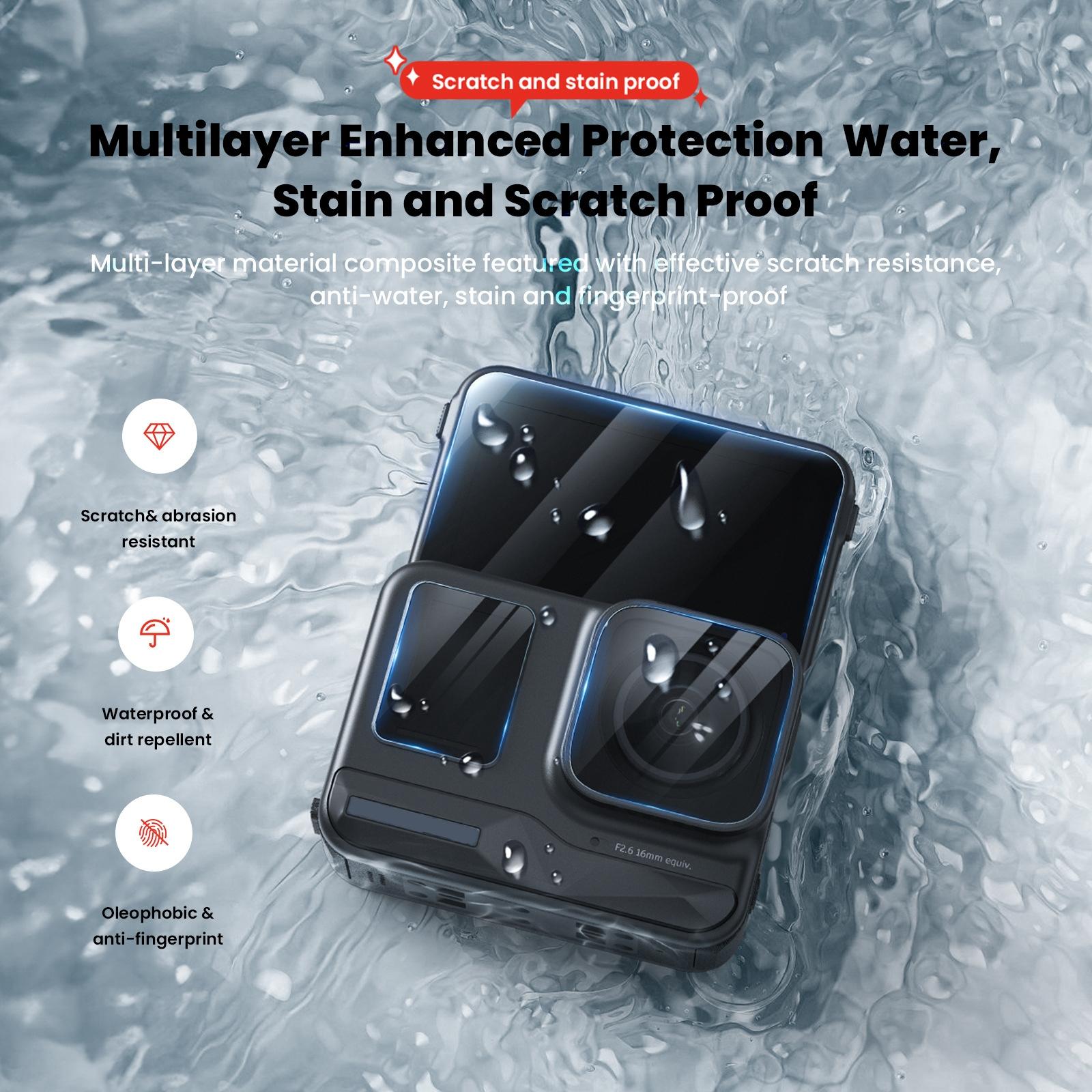 Tempered Protective Film for Insta360 Ace Pro Sports Camera - 1 Set - 1Set 5