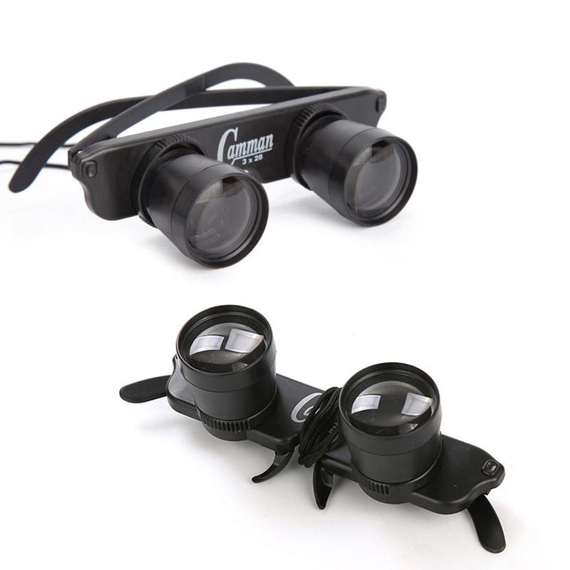 Adjustable Focus Fishing Binoculars - Glass Type 3 x 28 4