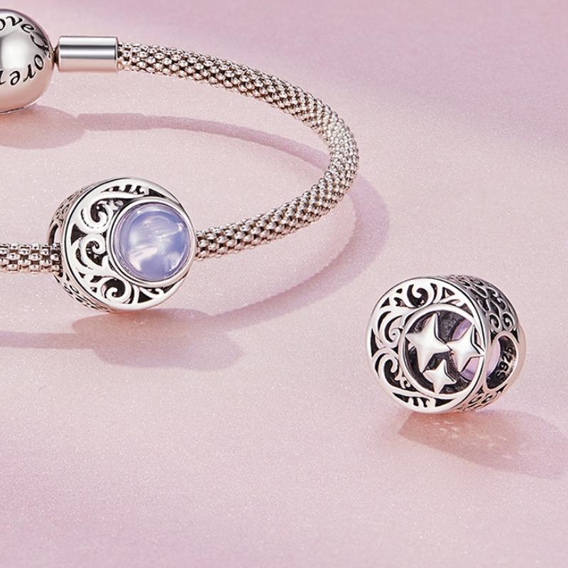 925 Sterling Silver Opal Moonlight Beaded Bracelet 4