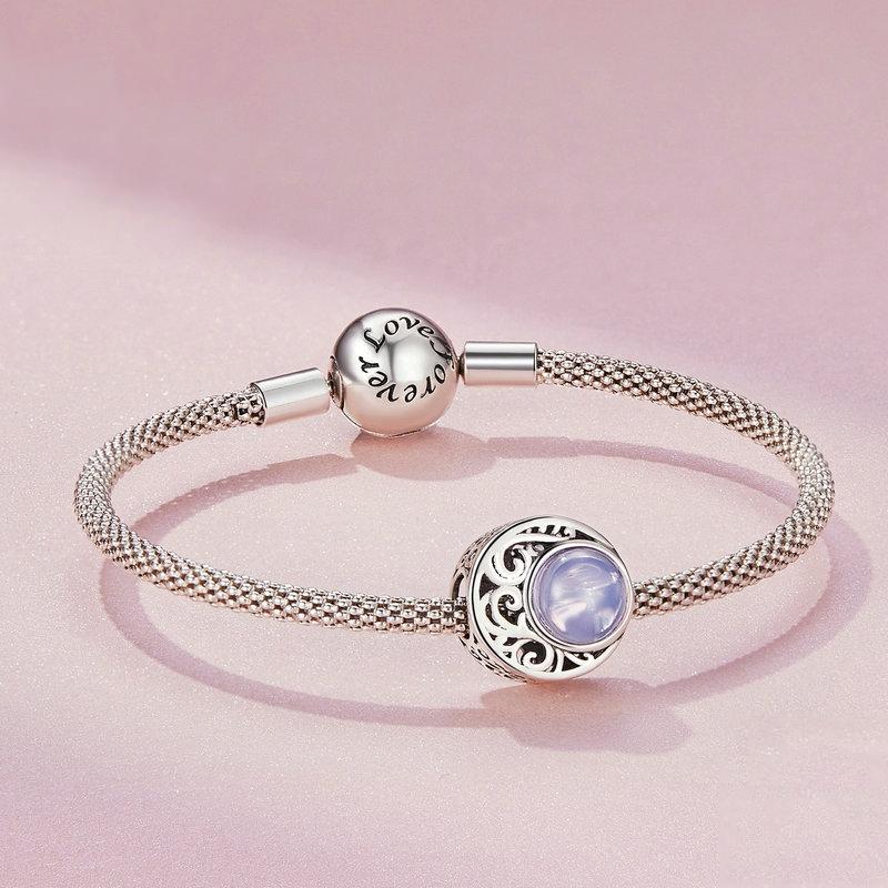 925 Sterling Silver Opal Moonlight Beaded Bracelet 5