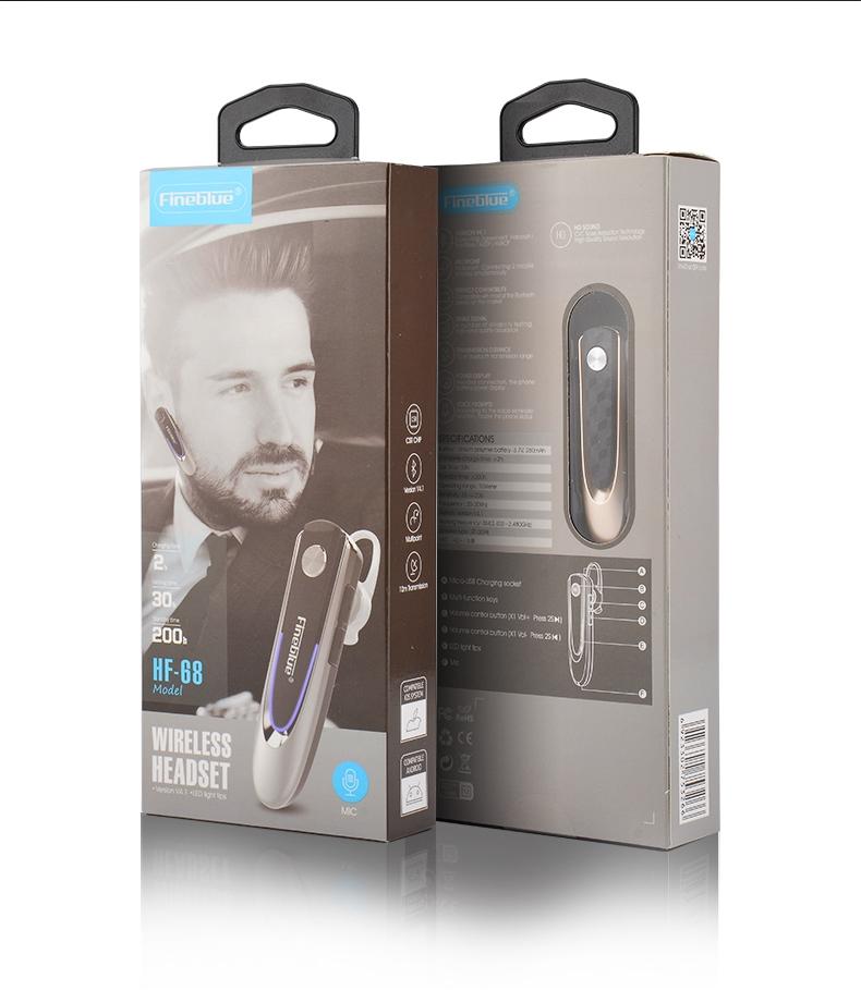 Wireless Bluetooth Earbud for Hands-free Calls and Music - Large Battery - Black 8