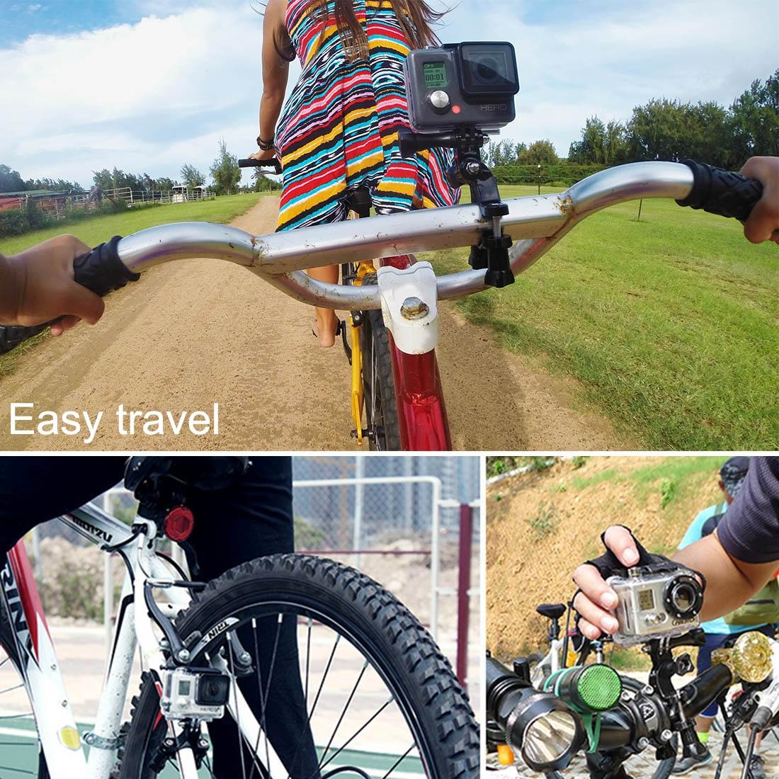 Universal Handlebar Mount for Action Cameras - Jaws Flex Clamp 9