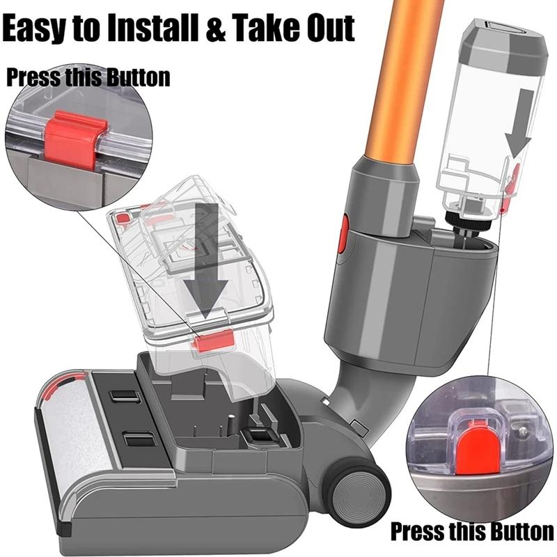 For Dyson V7 V8 V10 V11 V15 Vacuum Cleaner Electric Mop Head Floor Scrubber Head 6