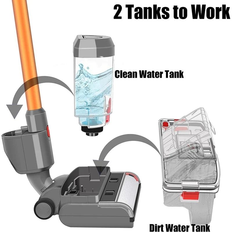 For Dyson V7 V8 V10 V11 V15 Vacuum Cleaner Electric Mop Head Floor Scrubber Head 7