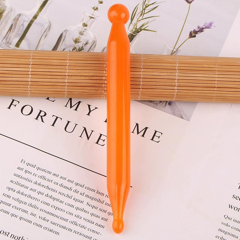 Facial Tendon Stick For Massage And Acupuncture Resin Scraping Sheet For Beauty Salon Shave Board Yellow Point Stick 3
