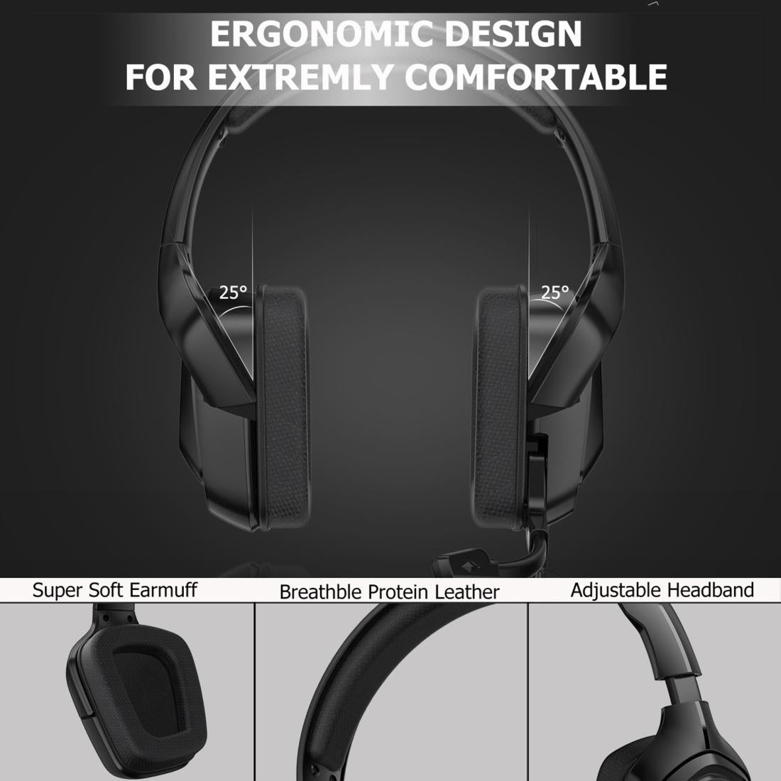 Stereo Gaming Headset With Mic & Led For Ps4 / Xbox / Laptop 7