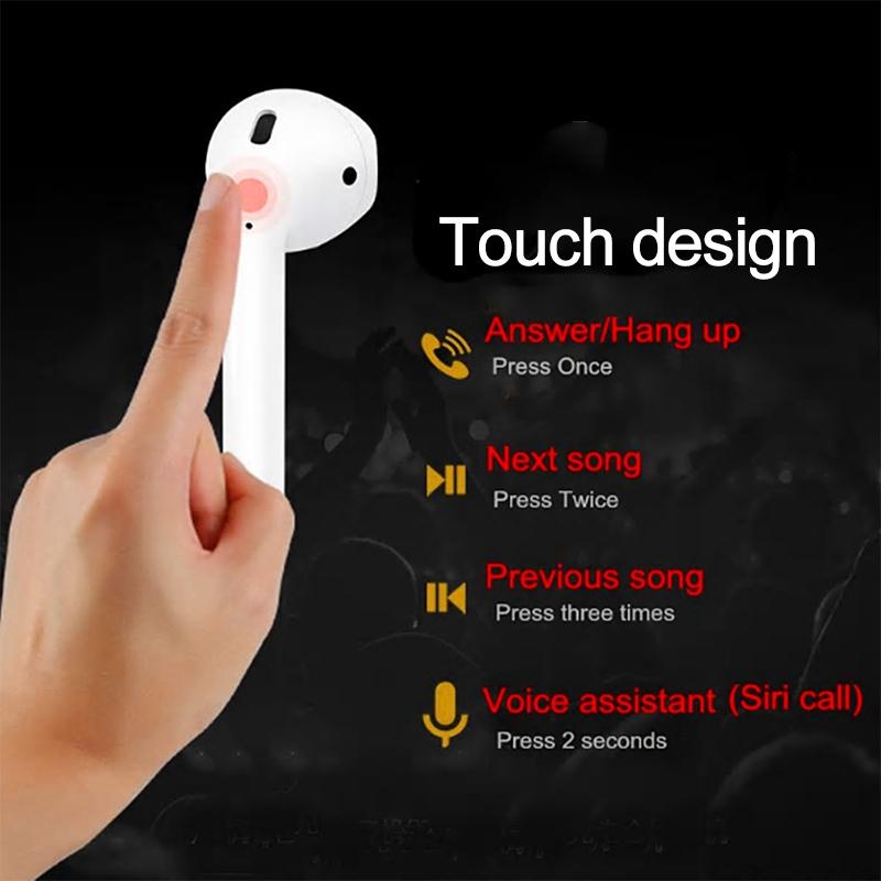 Wireless Charge Full Touch Tws Bluetooth Headset 5.0 - no Code 8