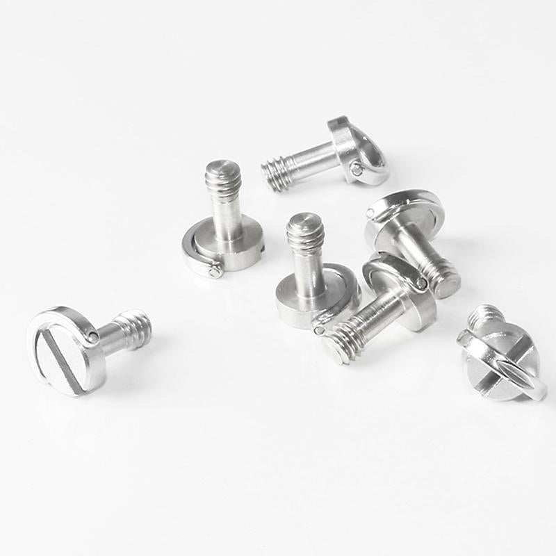 2-Pack D-Ring Camera Plate Mount With 1 / 4 Quick Release Screws 3