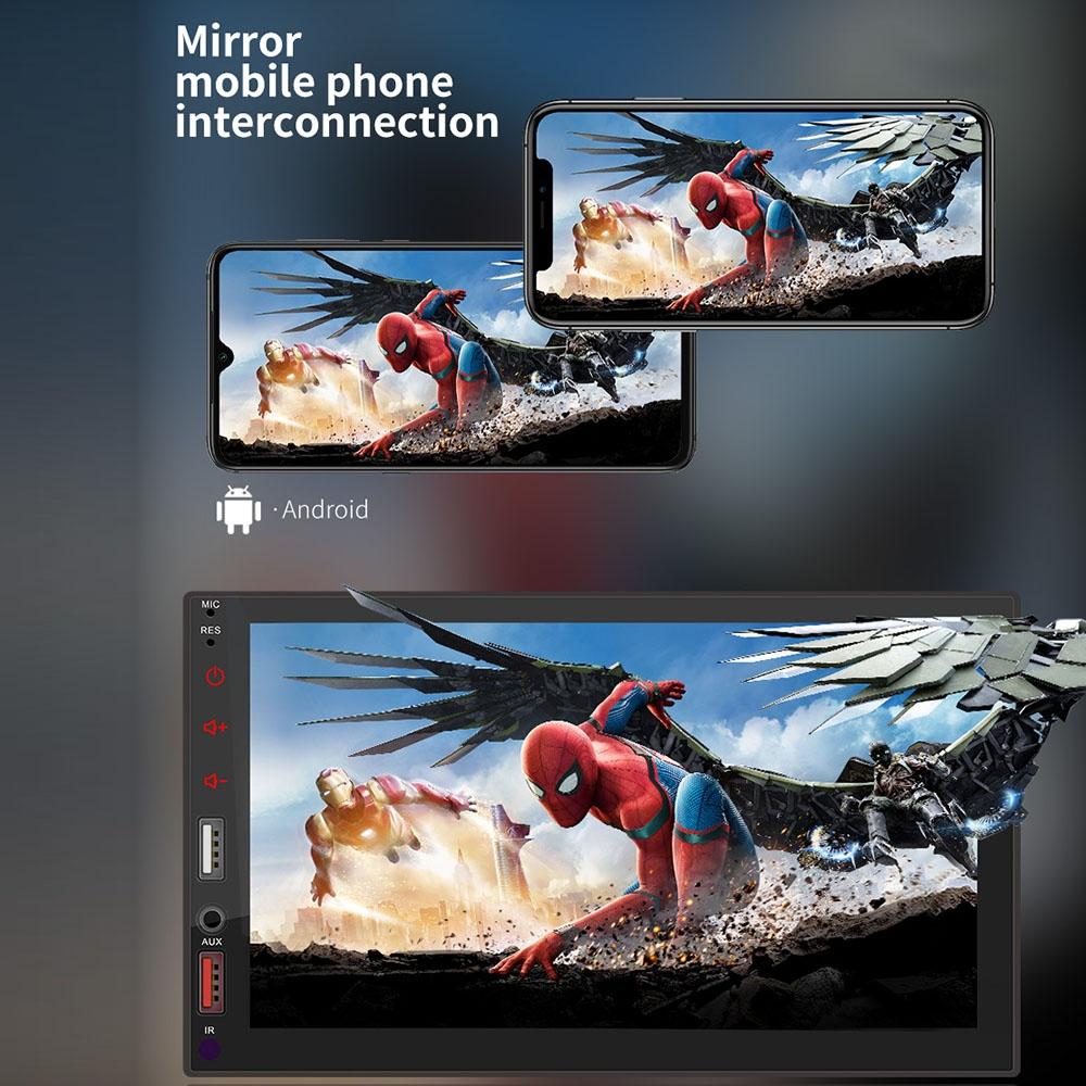 7 Inch Wireless Carplay Mp5 Player - Mirror Link 5