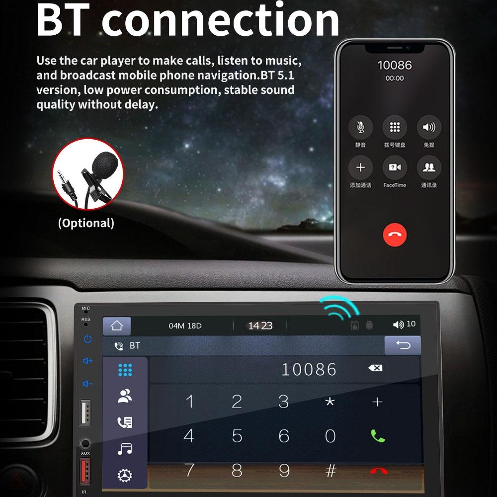 7 Inch Wireless Carplay Mp5 Player - Mirror Link 6