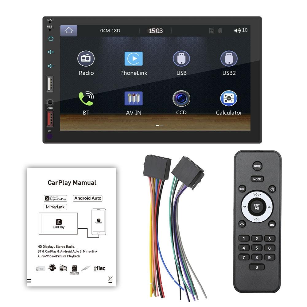 7 Inch Wireless Carplay Mp5 Player - Mirror Link 8