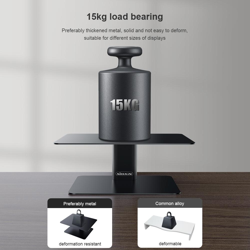Black Adjustable Desk Stand for Laptop and Monitor - Eda0011511 10