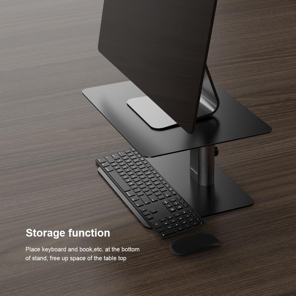 Black Adjustable Desk Stand for Laptop and Monitor - Eda0011511 12