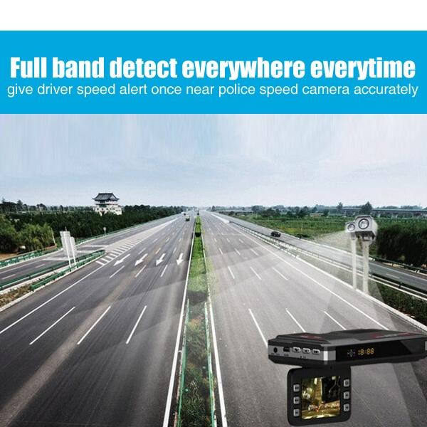 2.0 Lcd Radar Detector Dvr with Laser Gps Logger - Hd 720p 30fps 4