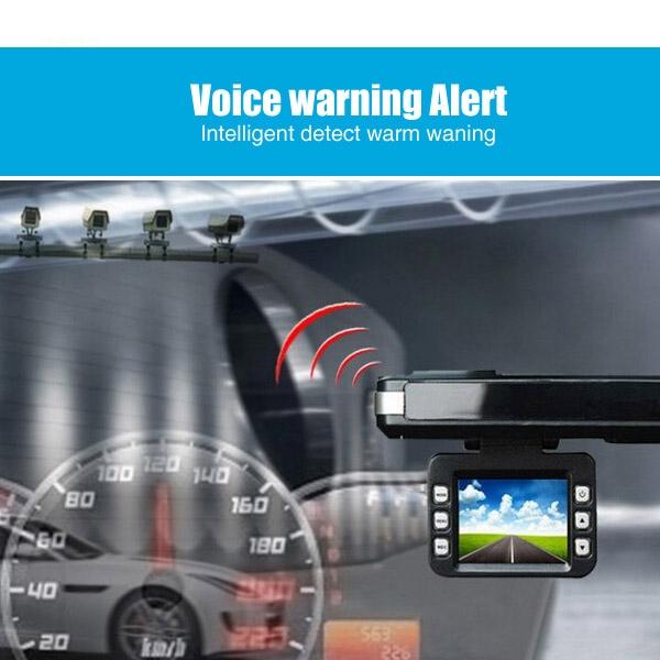 2.0 Lcd Radar Detector Dvr with Laser Gps Logger - Hd 720p 30fps 5