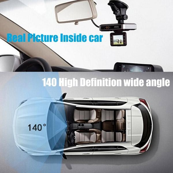 2.0 Lcd Radar Detector Dvr with Laser Gps Logger - Hd 720p 30fps 6