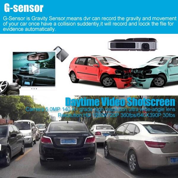 2.0 Lcd Radar Detector Dvr with Laser Gps Logger - Hd 720p 30fps 7